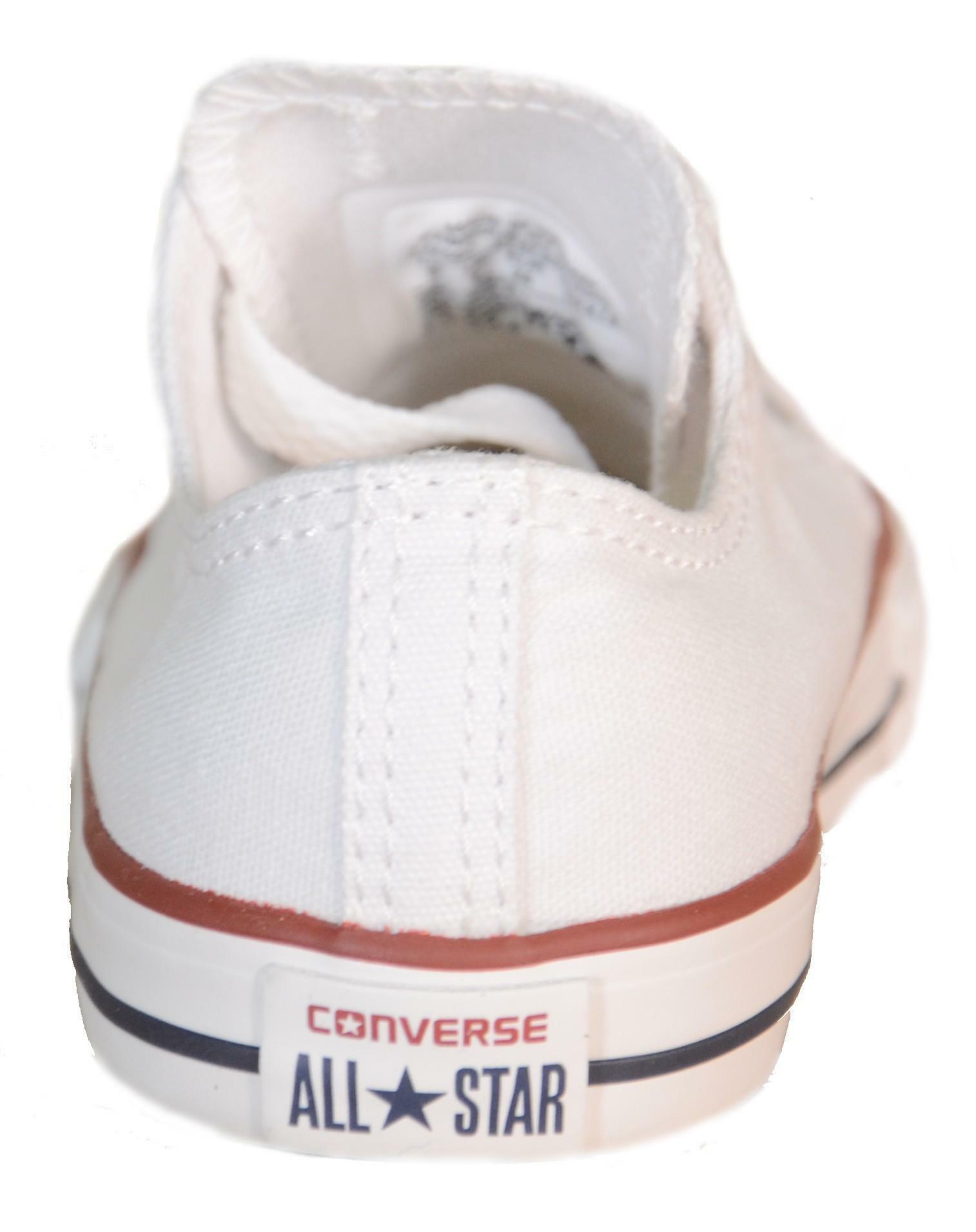 converse scarpe sportive converse all star ox optical 7j256c bambino bianche