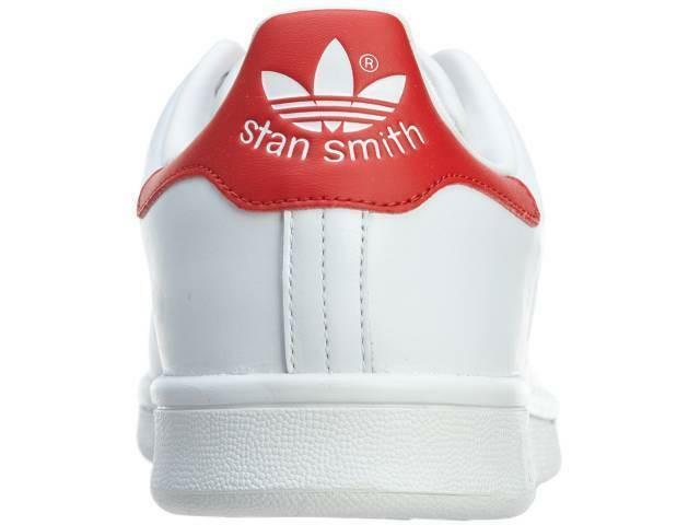 adidas adidas stan smith scarpe sportive uomo bianche rosse m20326