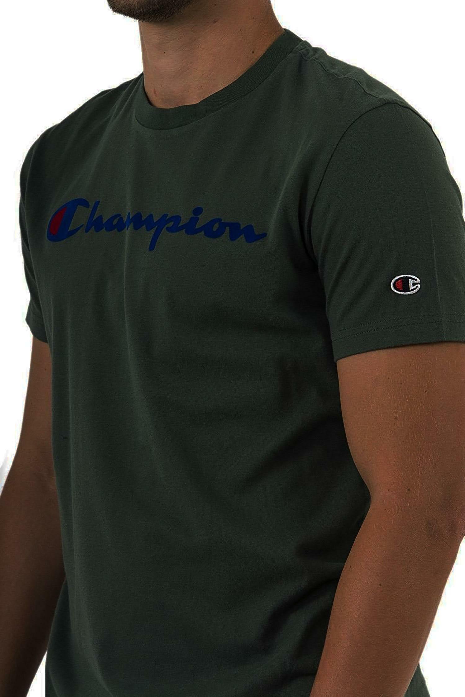 champion champion t-shirt uomo verde 21264gs501