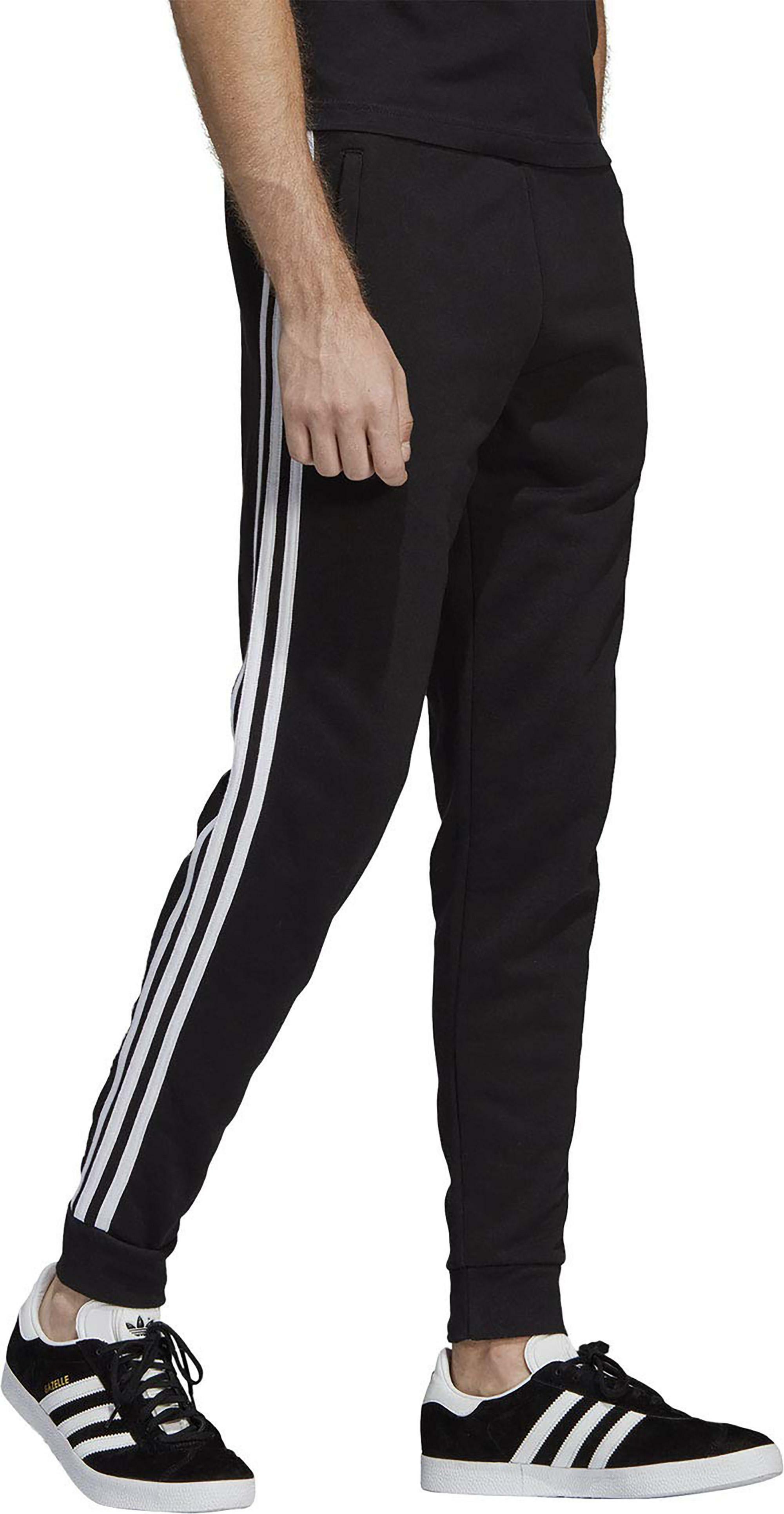 adidas adidas 3 stripes pantalone uomo nero dv1549