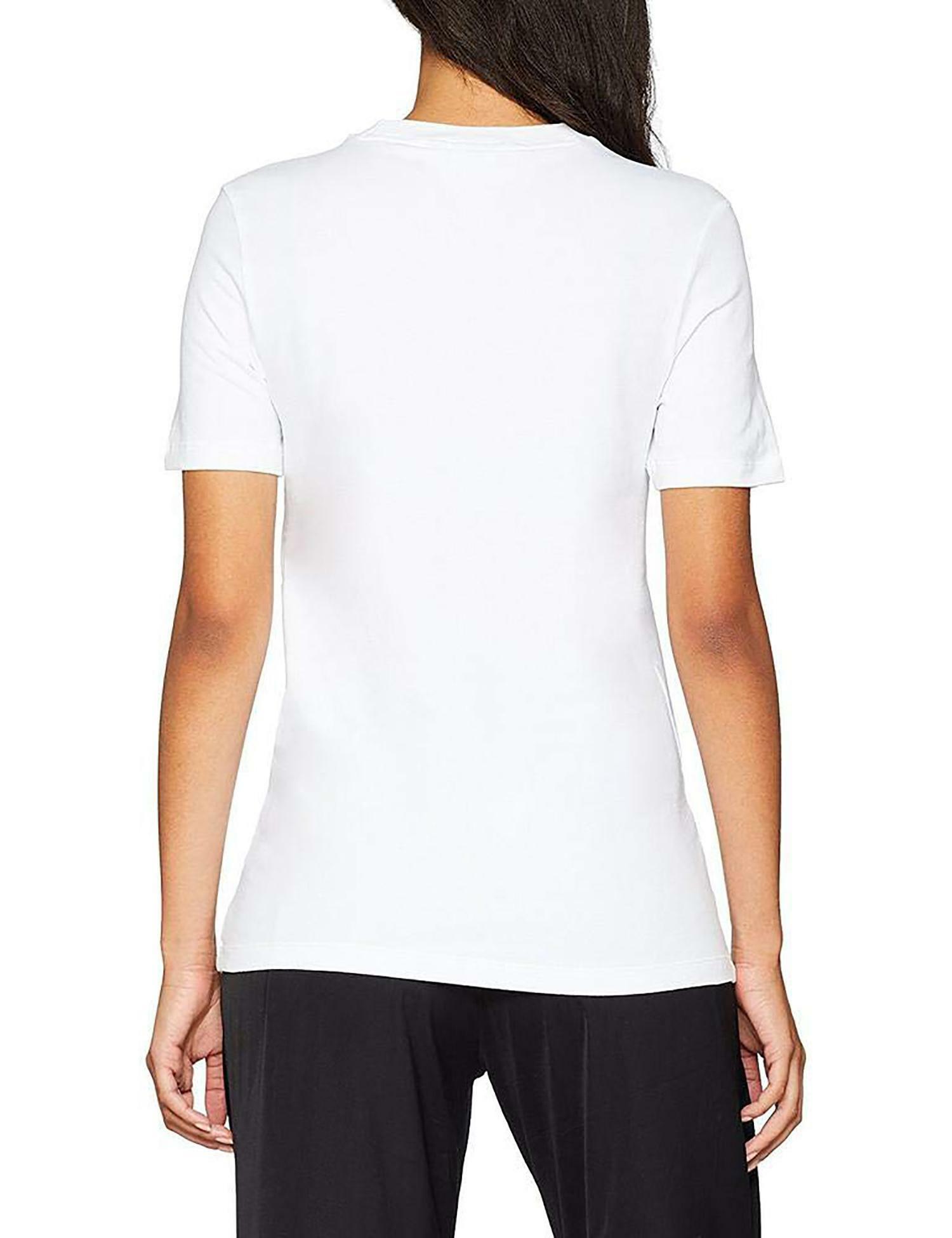 adidas adidas trefoil tee t-shirt donna bianca cv9889