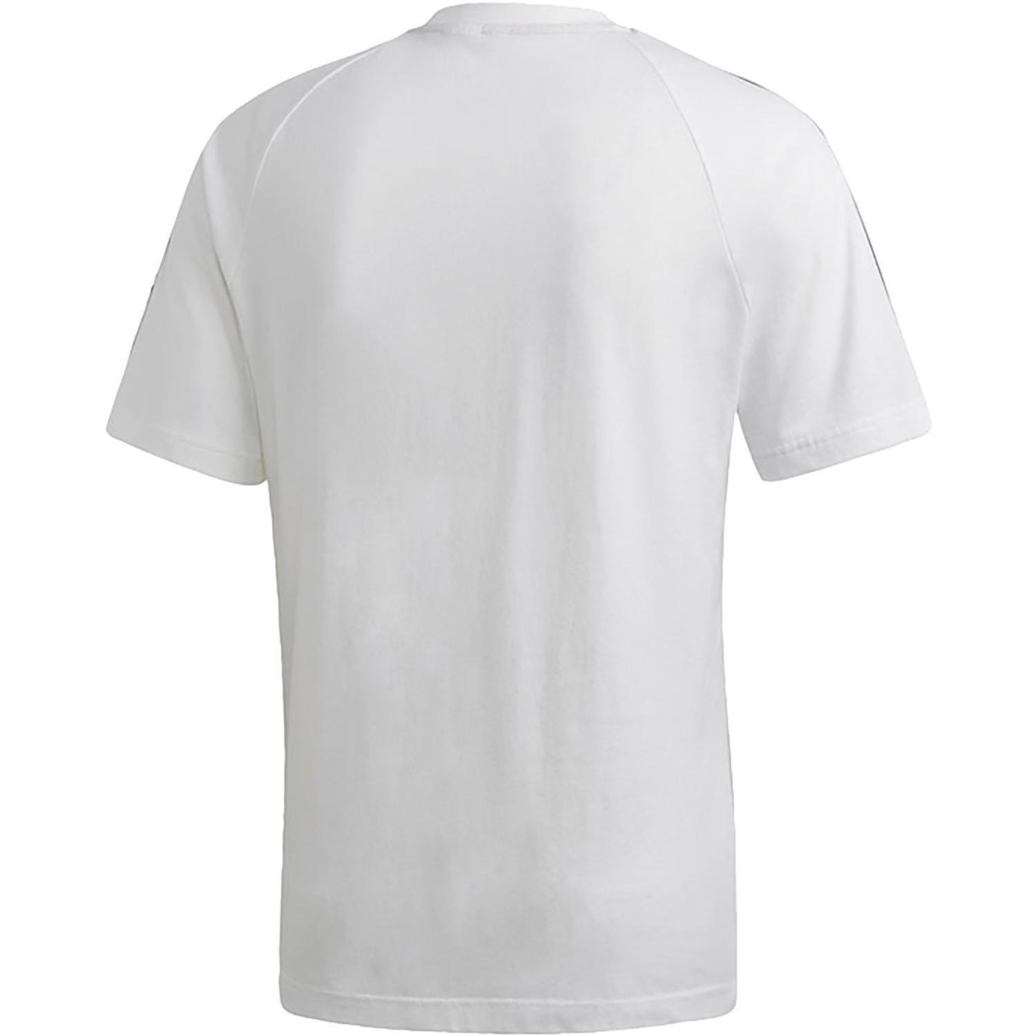 adidas adidas tan tape tee t-shirt uomo bianca dw8466