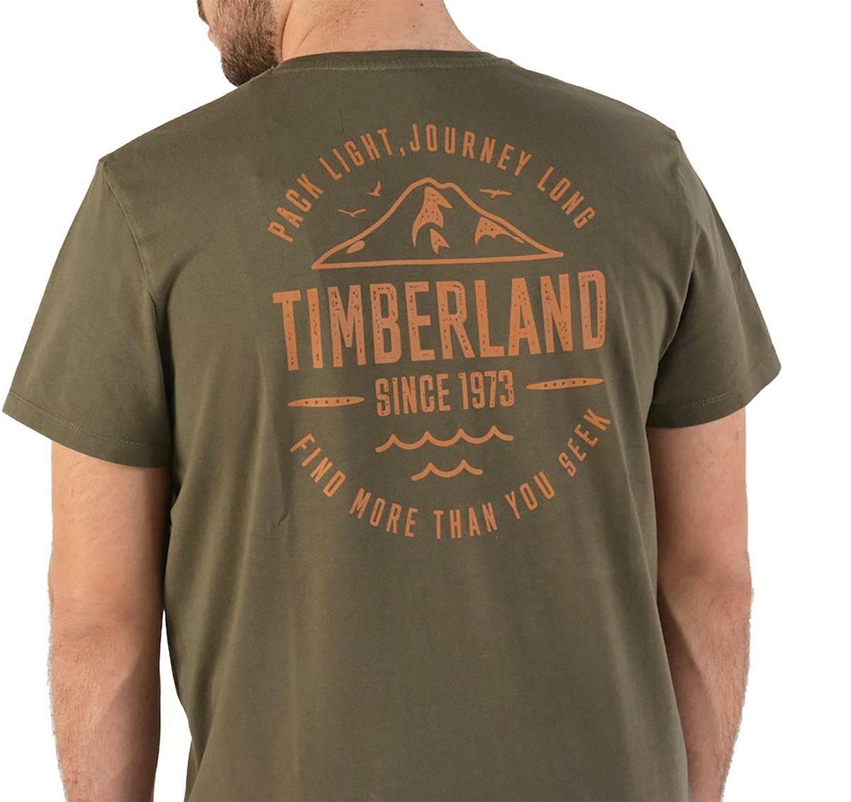 timberland timberland t-shirt uomo verde tb0a1o6ca58