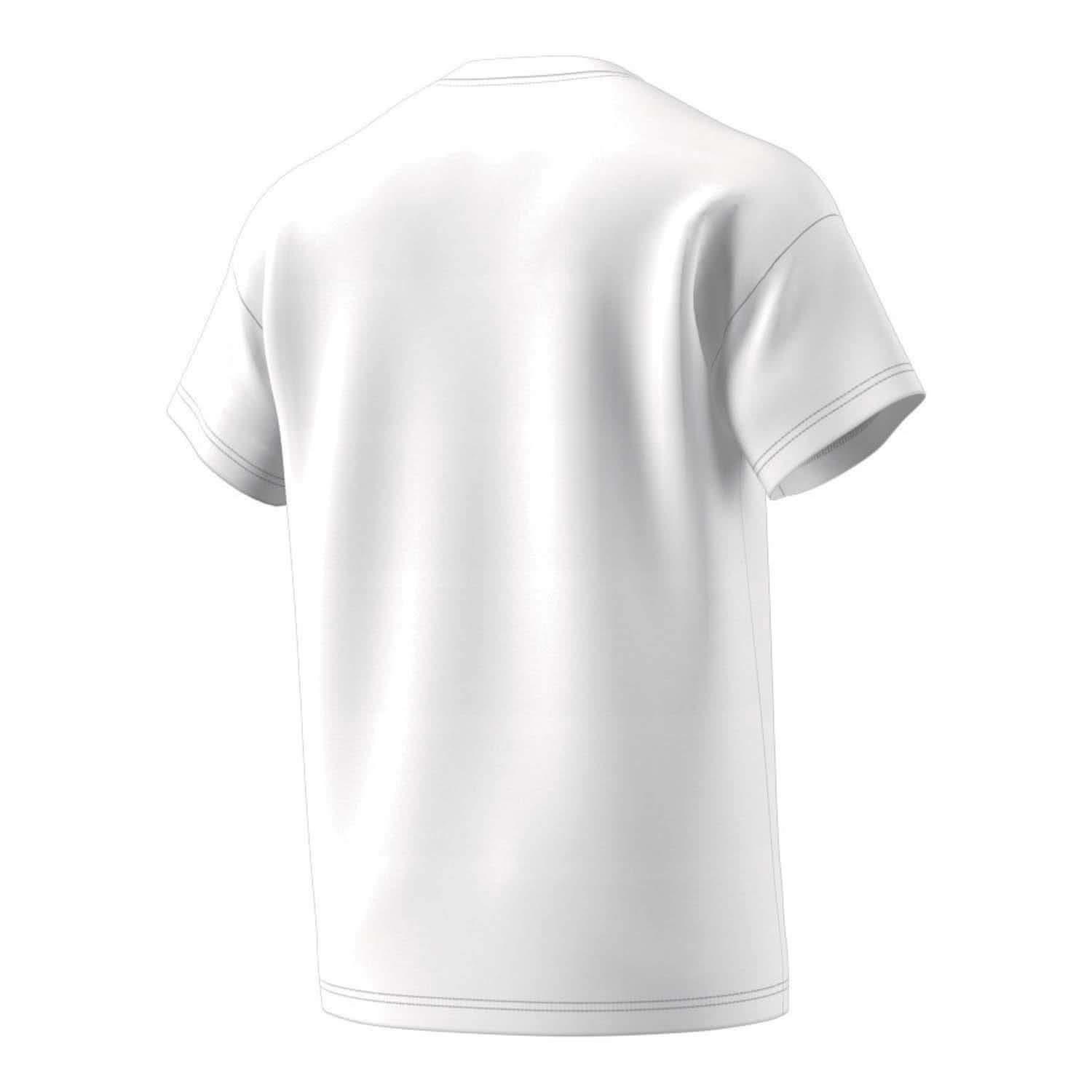 adidas adidas t-shirt uomo bianca dv3055