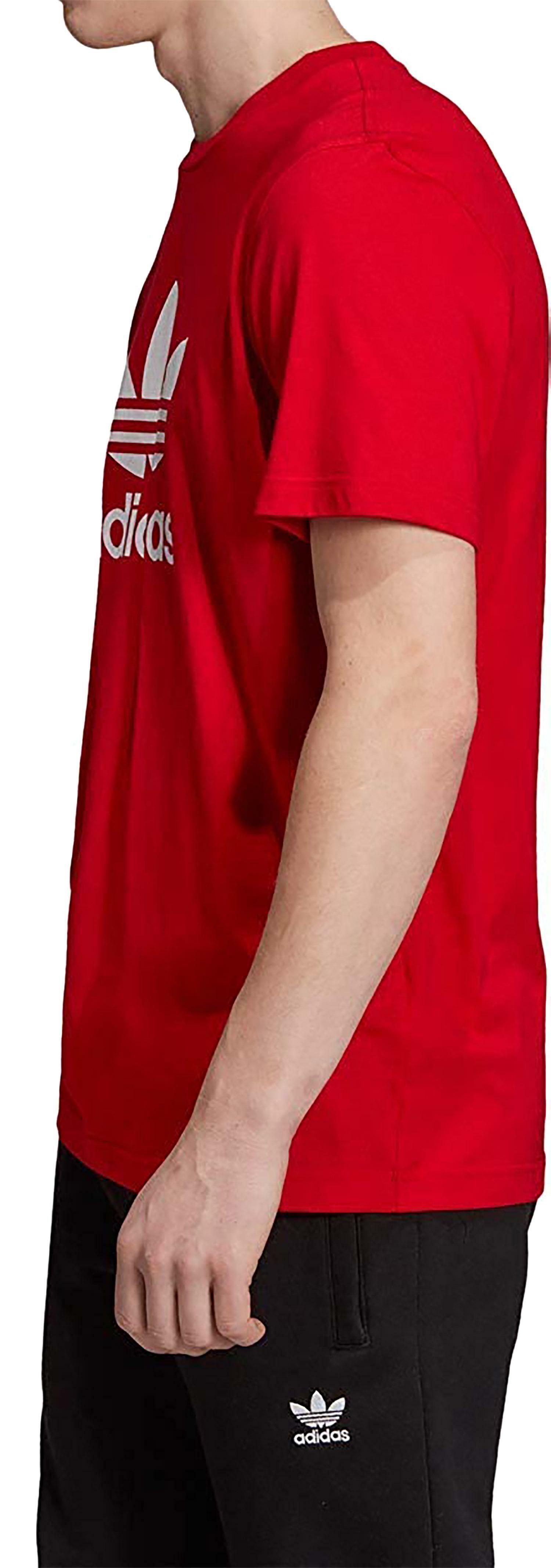 adidas adidas trefoil tee t-shirt uomo rossa ej9678