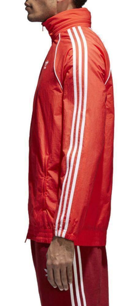 adidas originals adidas sst windbreaker giacchetto uomo rosso