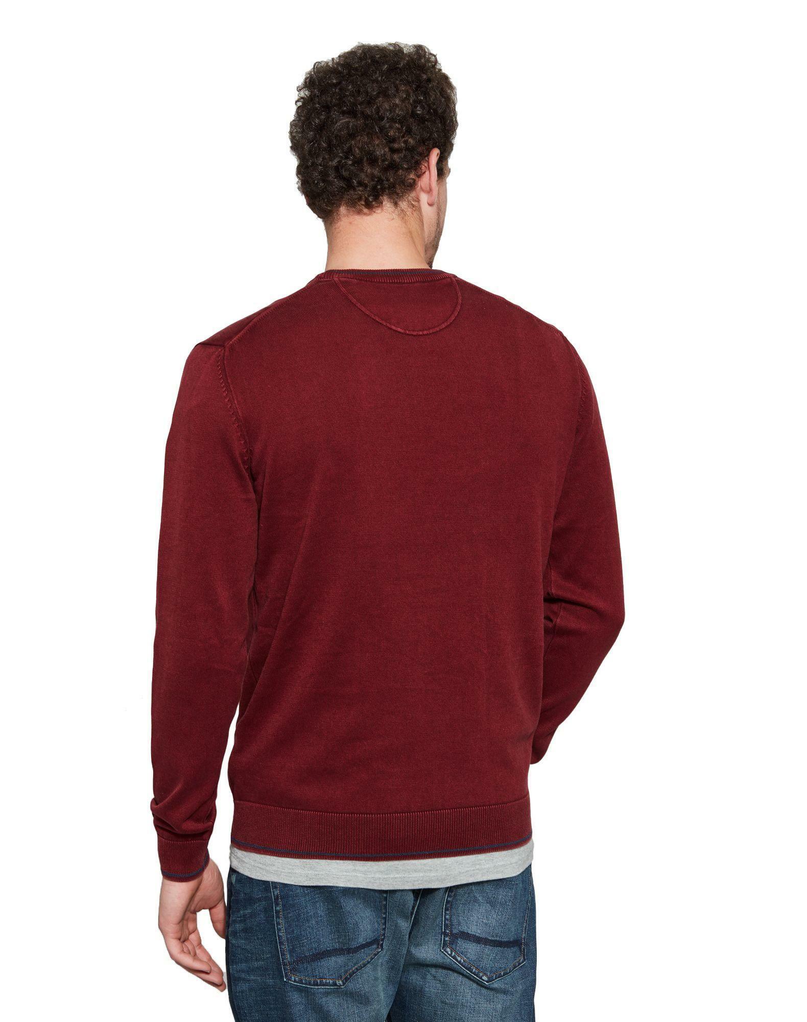timberland timberland long point maglioncino uomo cotone bordeaux