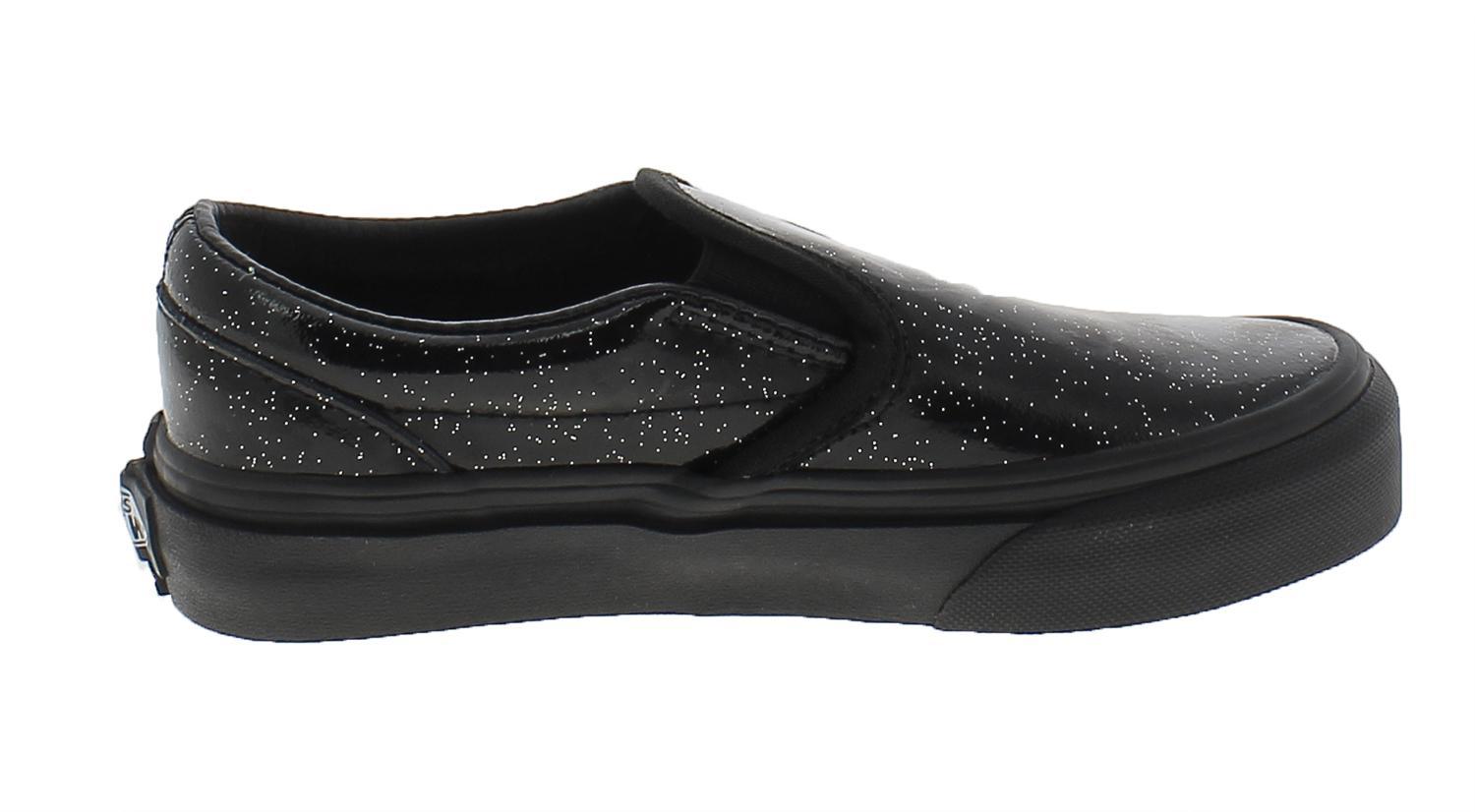 vans vans classic slip-on patent galaxy scarpe nere glitterate 1sqhvp