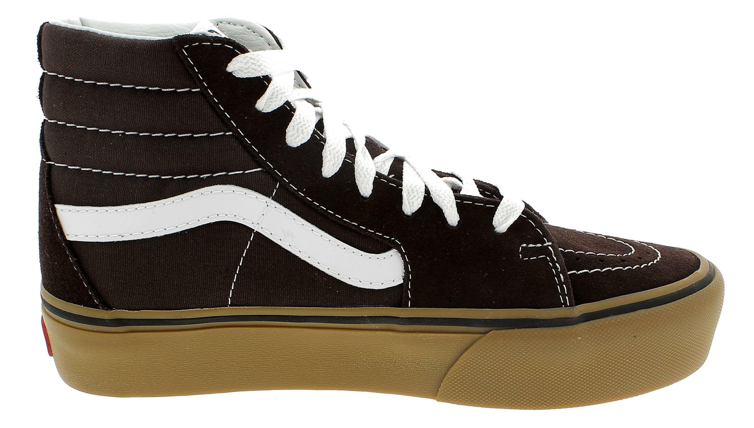 vans platform marroni