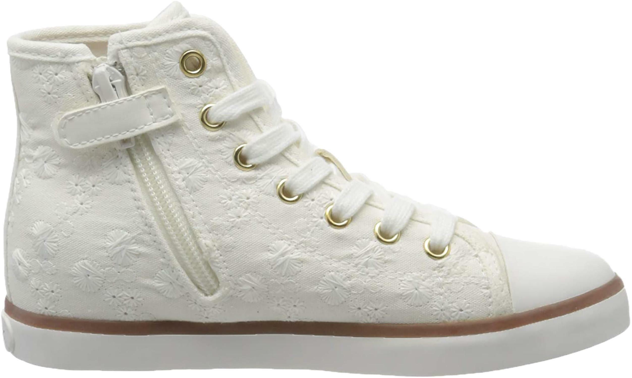 Scarpe sportive geox j ciak g j0204bc1000 bambina bianche