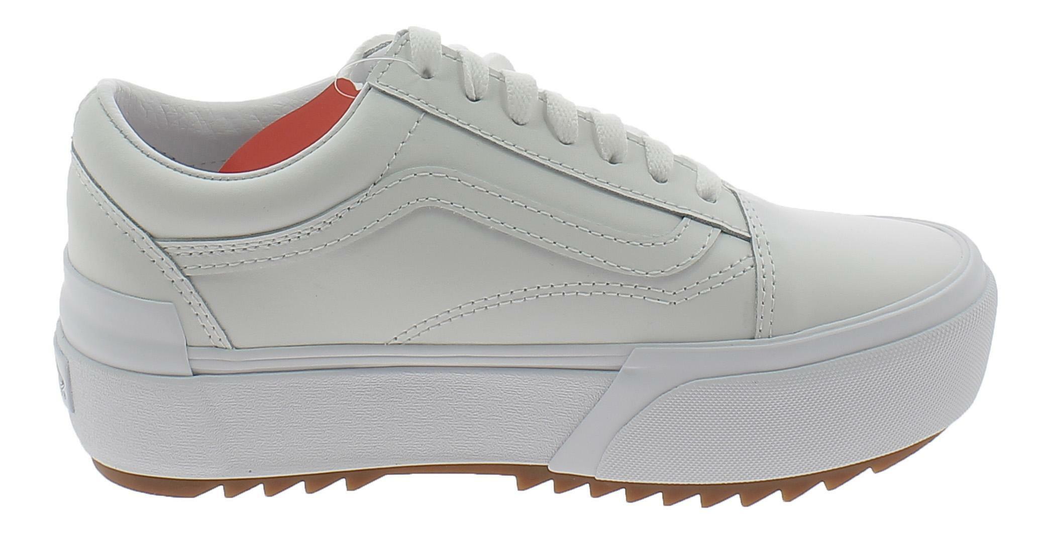 vans bianche platform