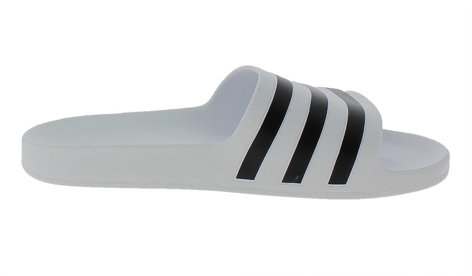 Ciabatte Adidas Uomo Adilette Aqua in Gomma Nere Ciabatte Mare Piscina-  CommercioVirtuoso.it