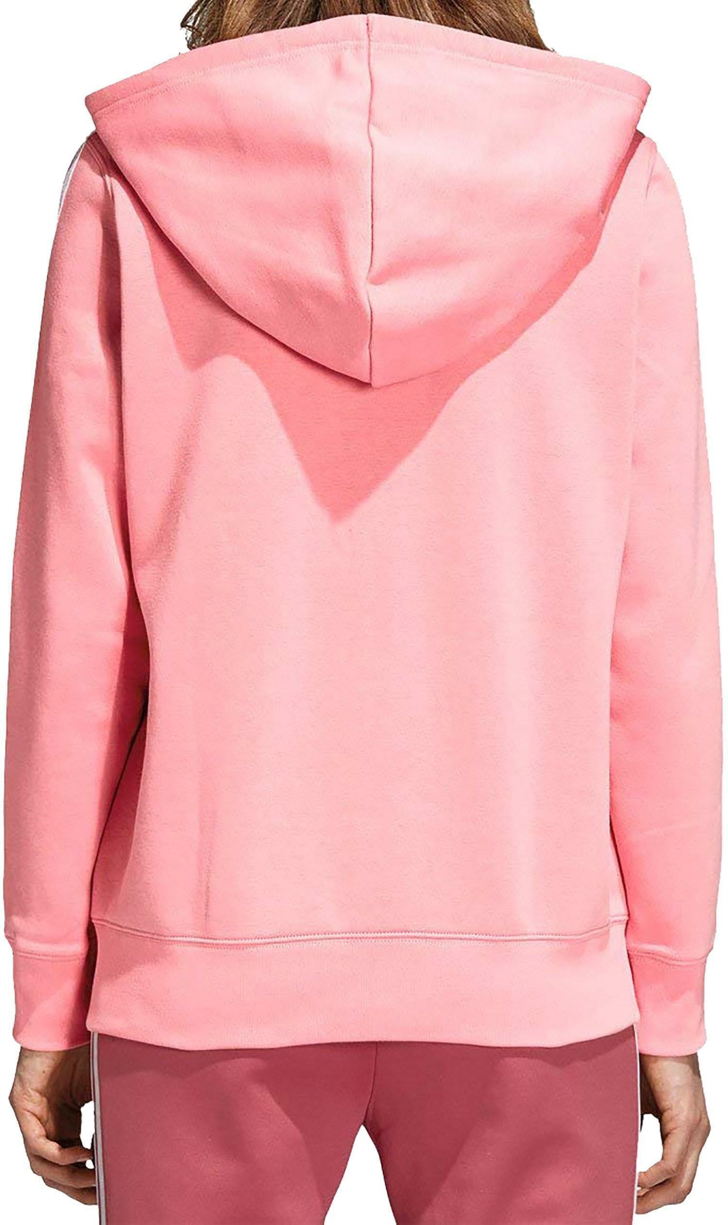 adidas adidas 3str zip hoodie giacchetto donna rosa dn8150