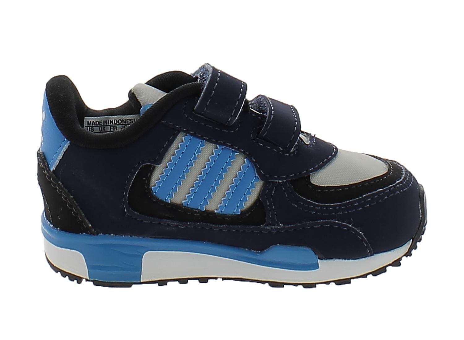 adidas originals adidas zx 850 cf i  scarpe bambino blu pelle tela strappi m19746