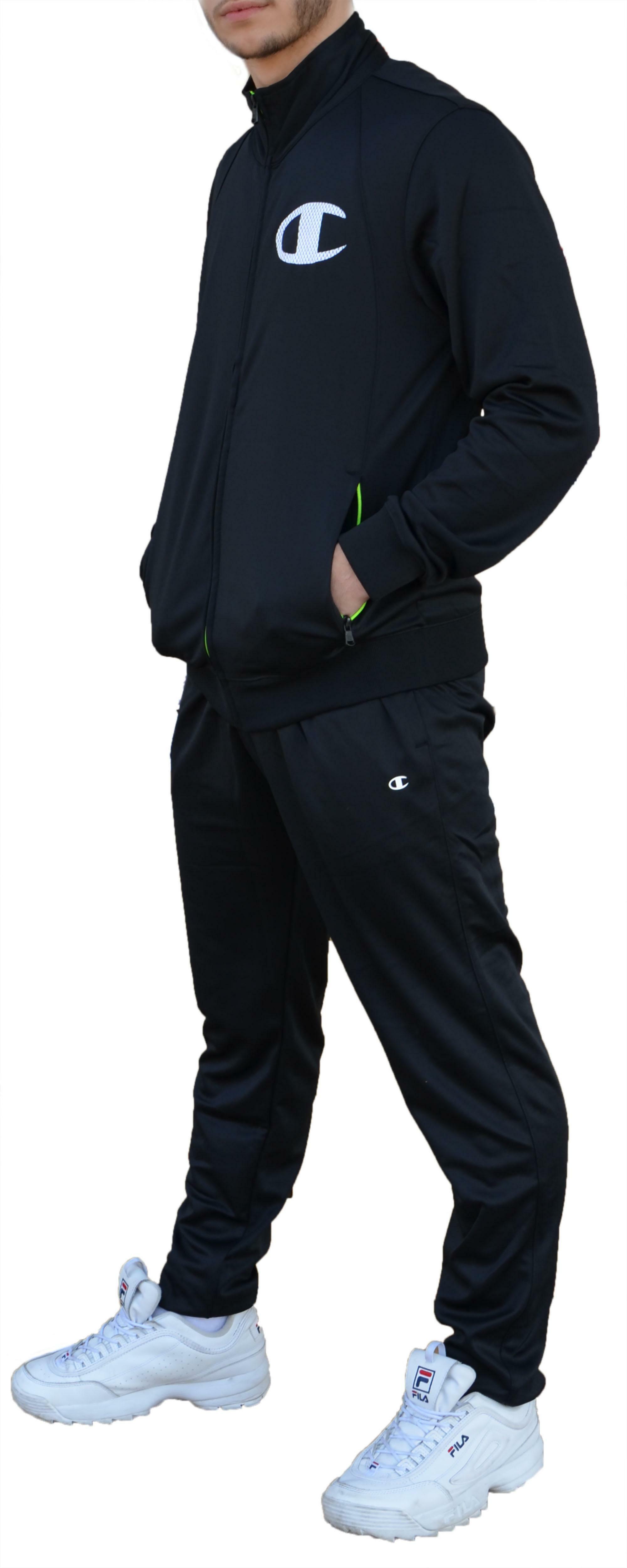 tuta nera champion donna