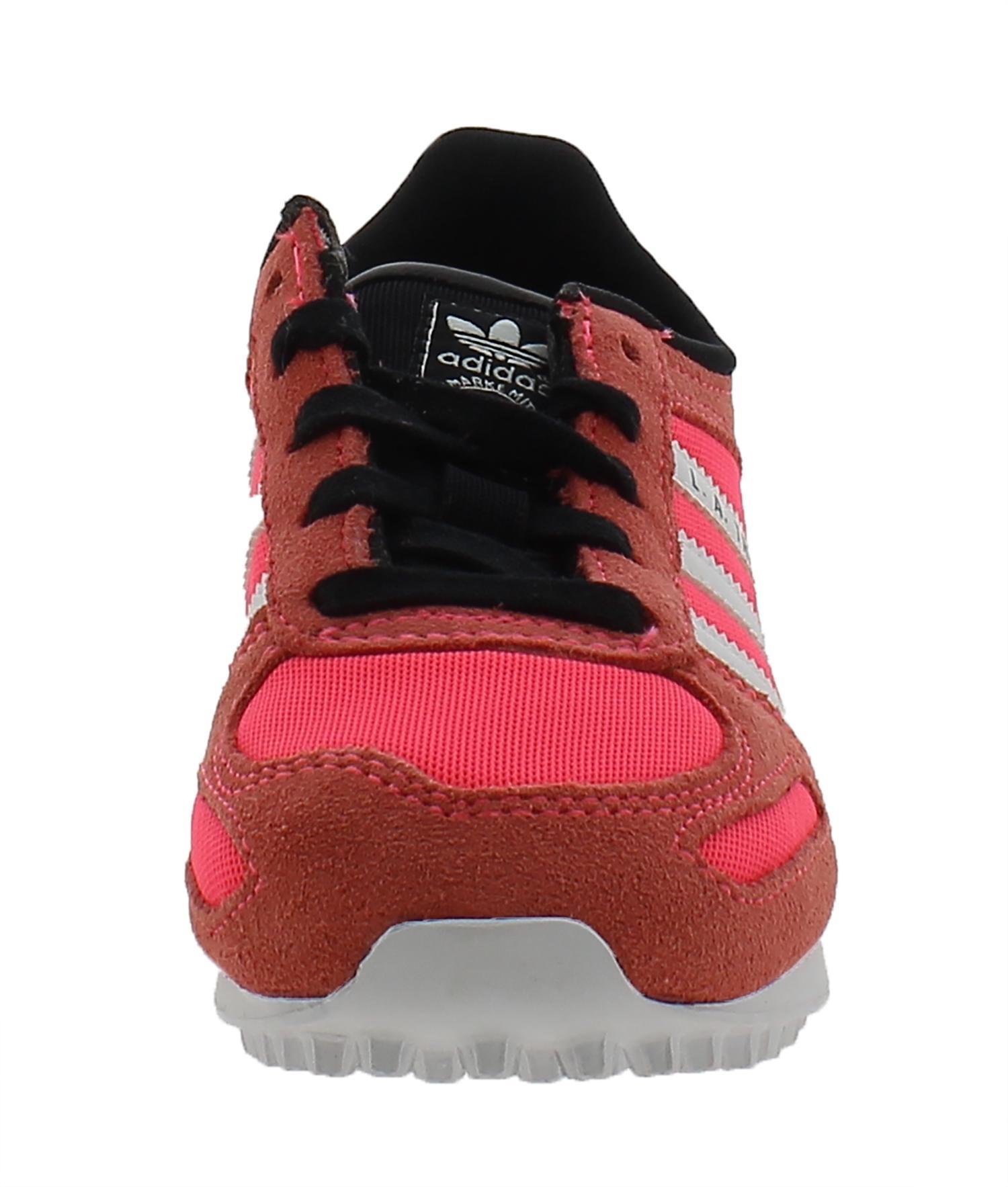 adidas adidas la trainer scarpe sportive rosse pelle tela s82616
