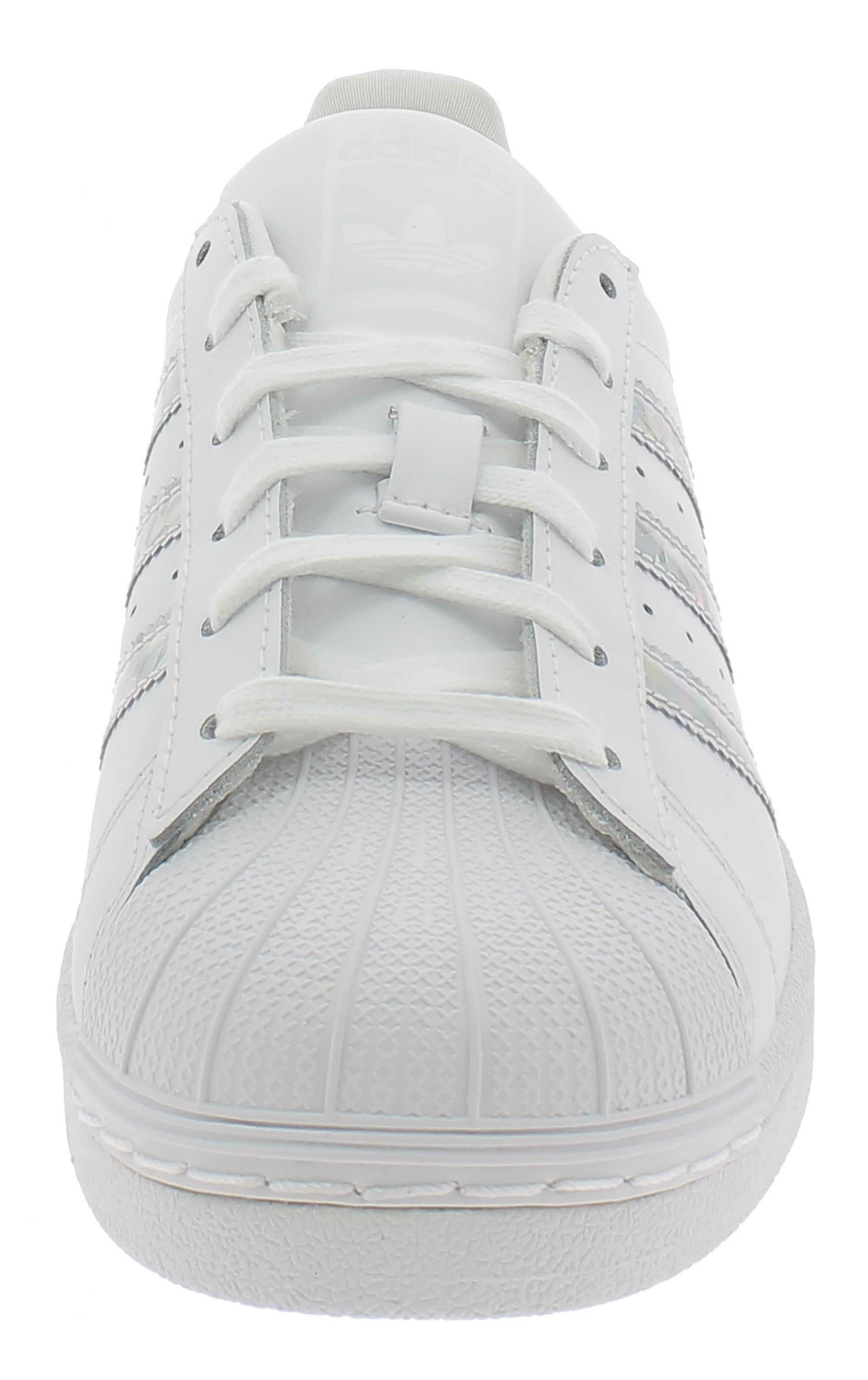 Adidas superstar j scarpe sportive donna bianche f33889