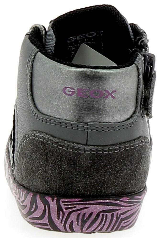 geox geox b kiwi g scarpe sportive bambina grigie