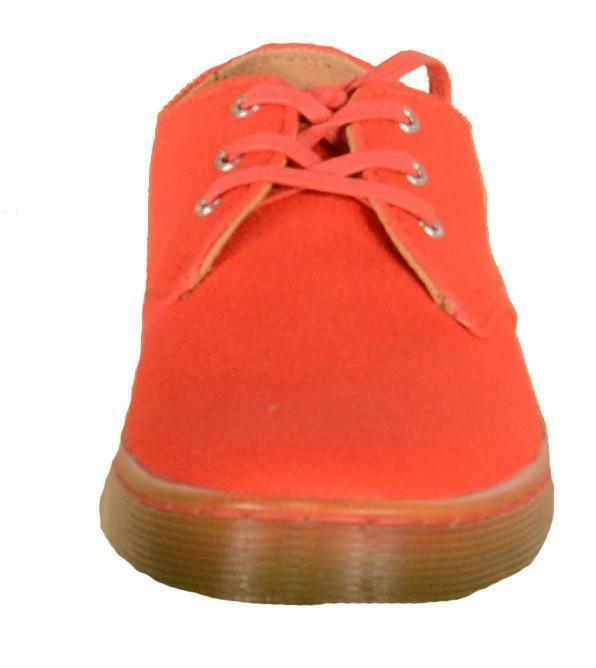 Dr. martens gizelle scarpe donna rosse canvas 20336602