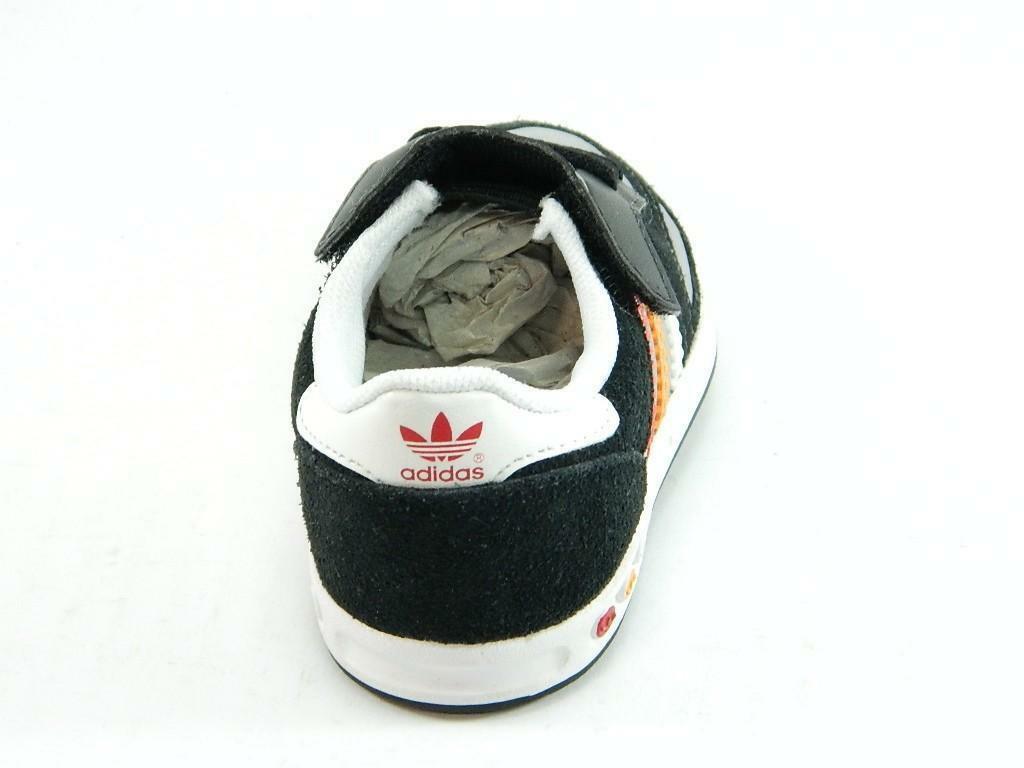 adidas adidas la trainer scarpe sneakers bambino nere strappo q20586