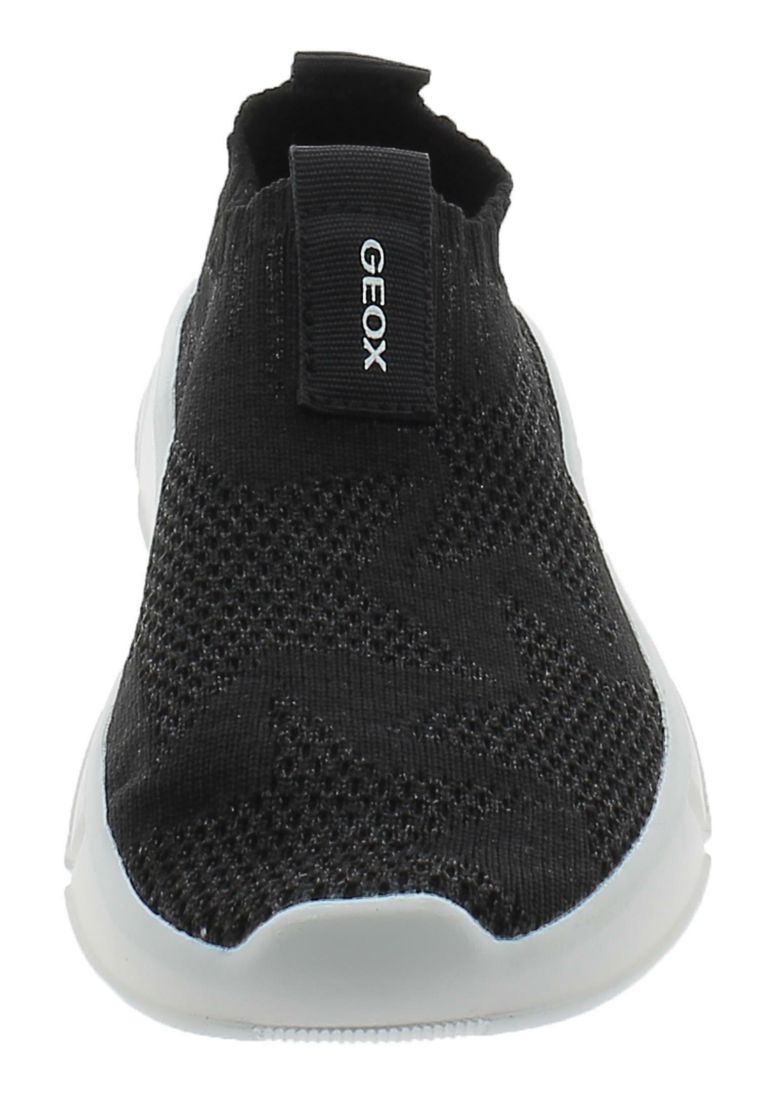 geox scarpe sportive geox j aril g j02dlac9999 bambina nere