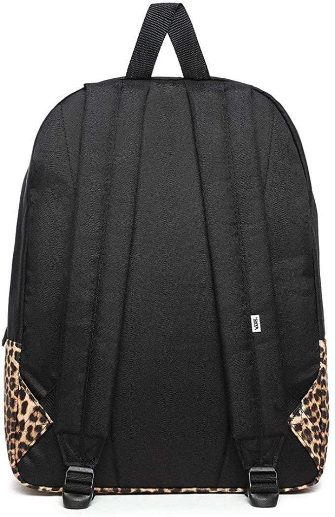 zaino vans leopardato nero