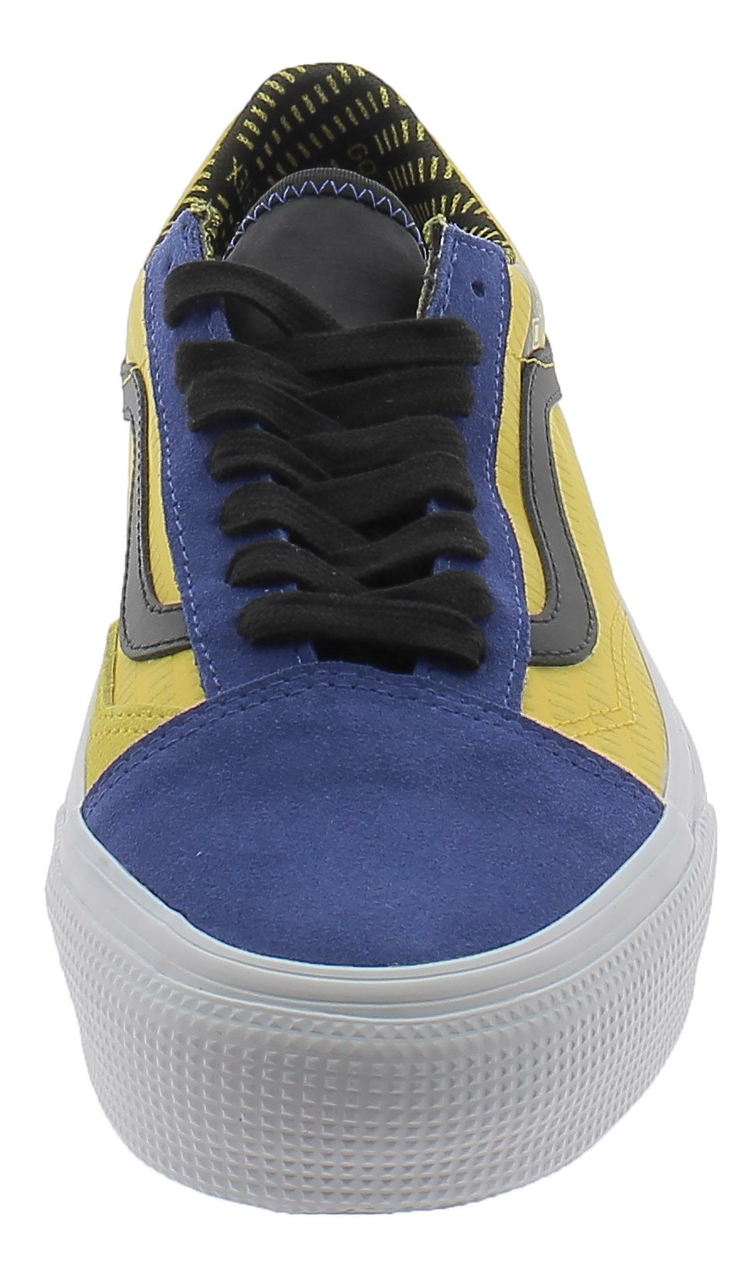 Old skool bi-color vans sneaker per blu, giallo. uomo maxi sport sneakers  da skate - Stileo.it