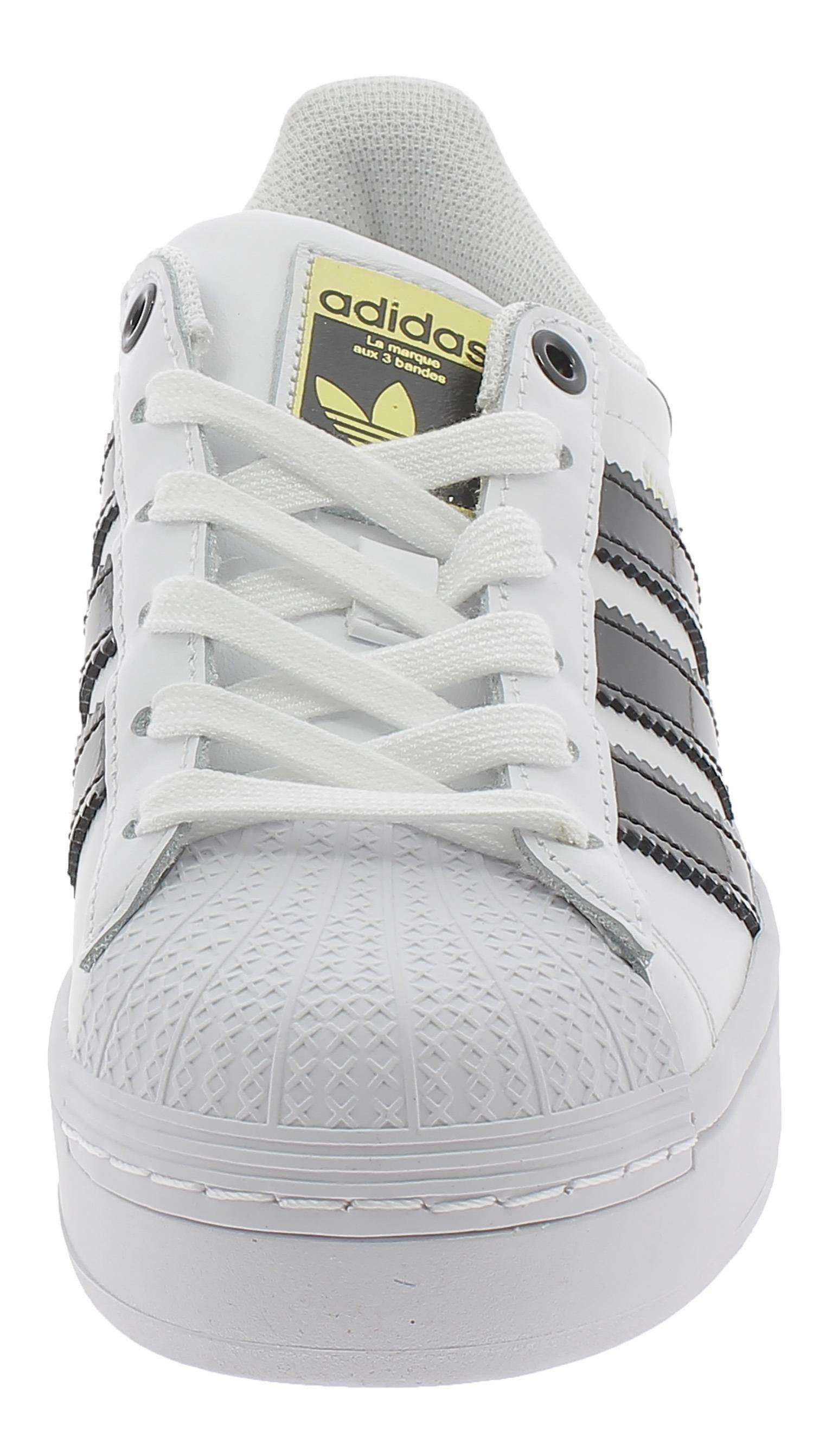 adidas superstar platform bianche