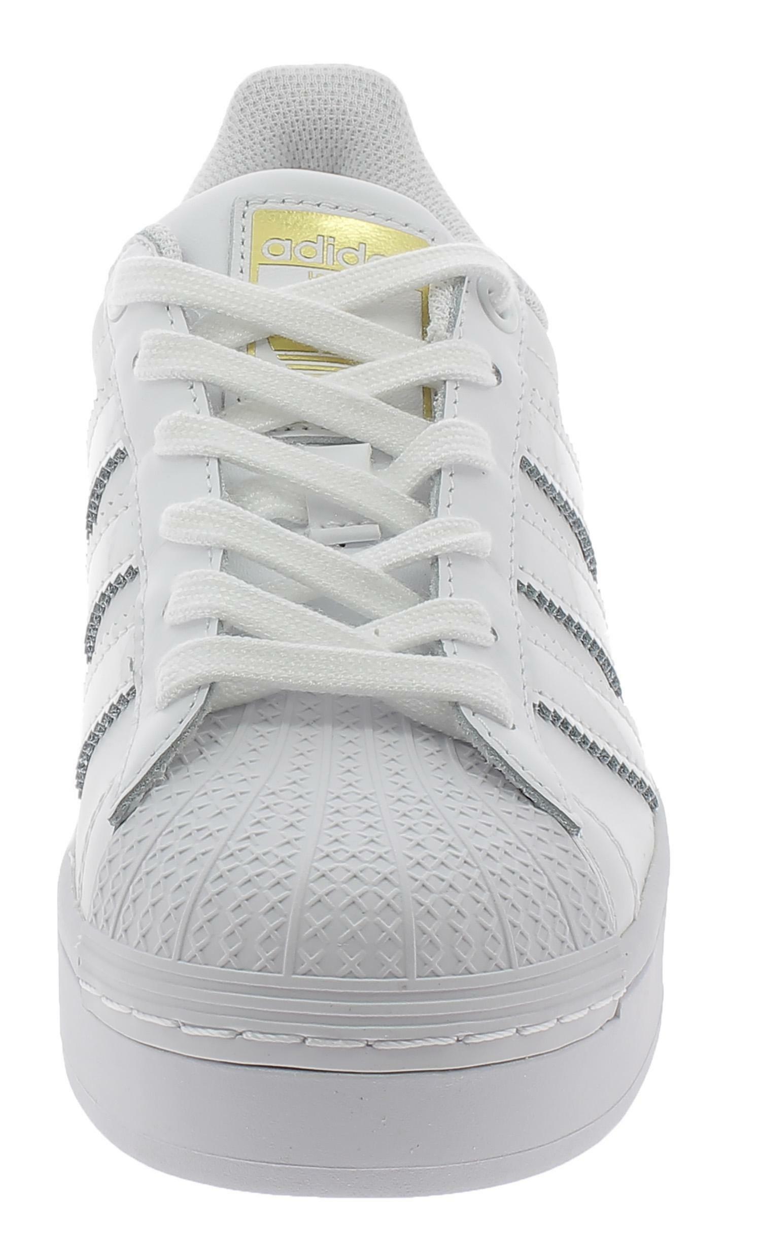 adidas superstar platform bianche
