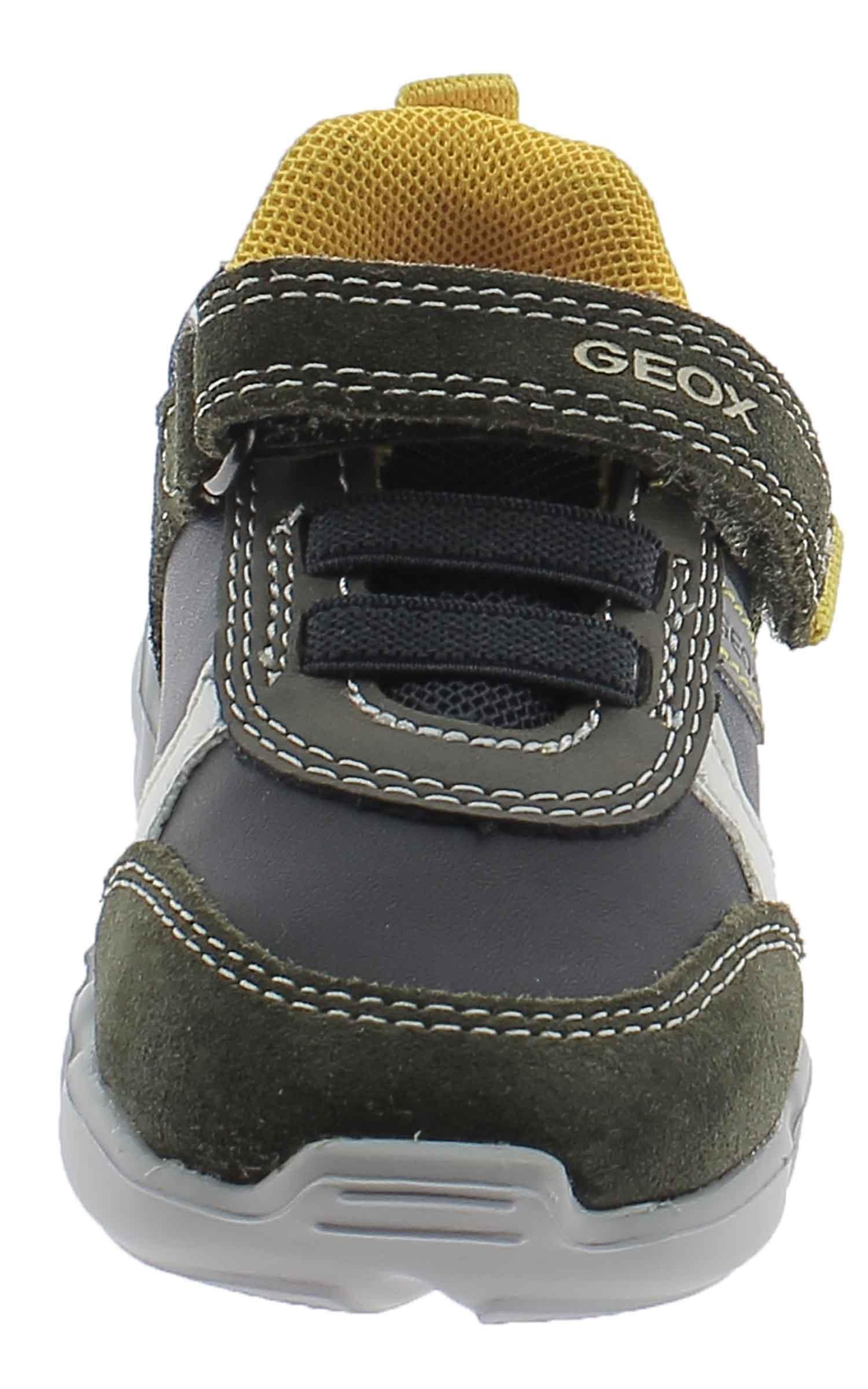 geox scarpe sportive geox b pillow b. a - suede+synt.lea b154ea022bcc3024 neonato multicolor