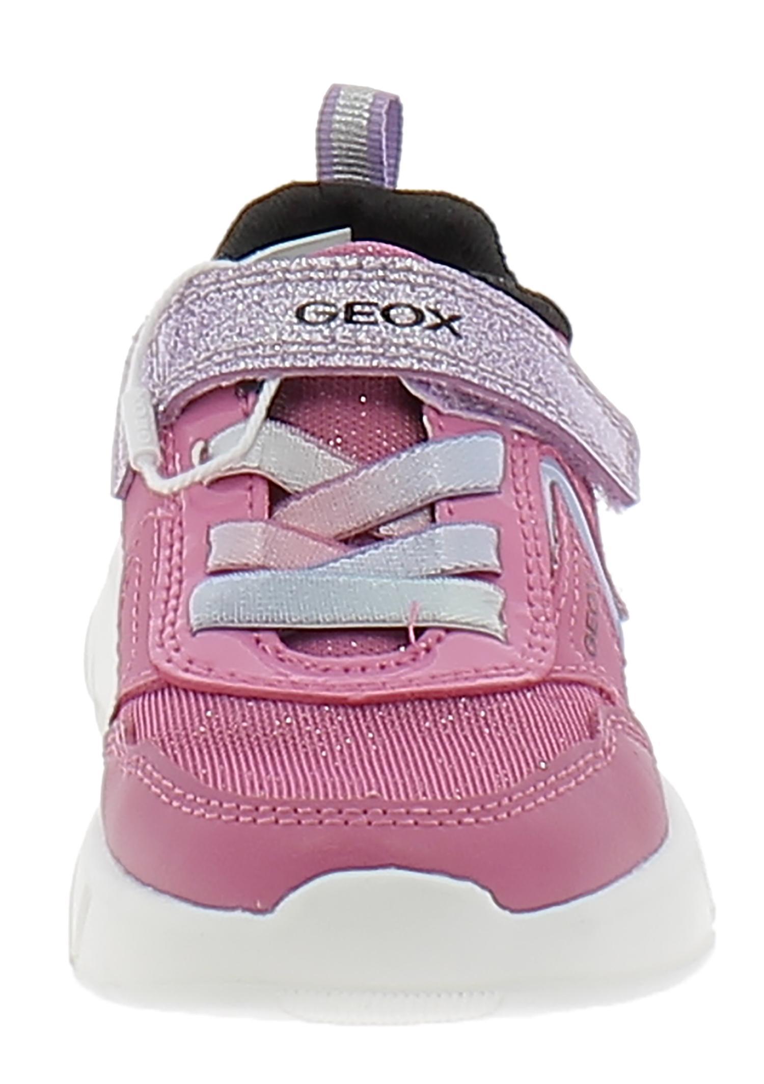 geox scarpe sportive geox j aril j16dla05402c8062 bambina rosa