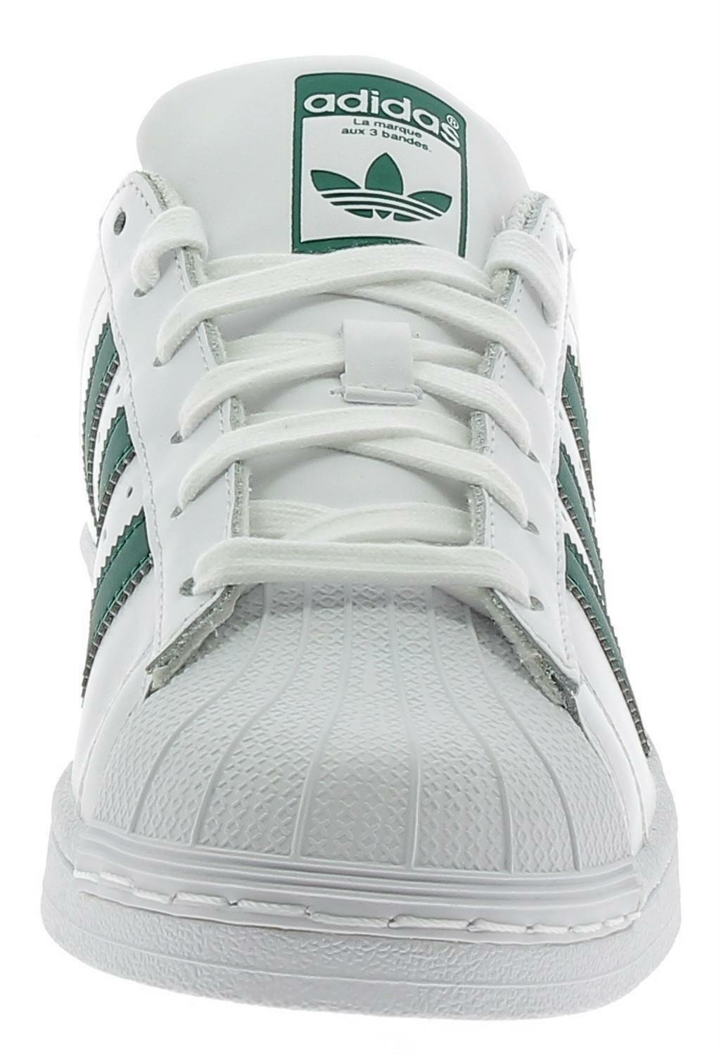 adidas adidas superstar scarpe sportive pelle bianche verdi