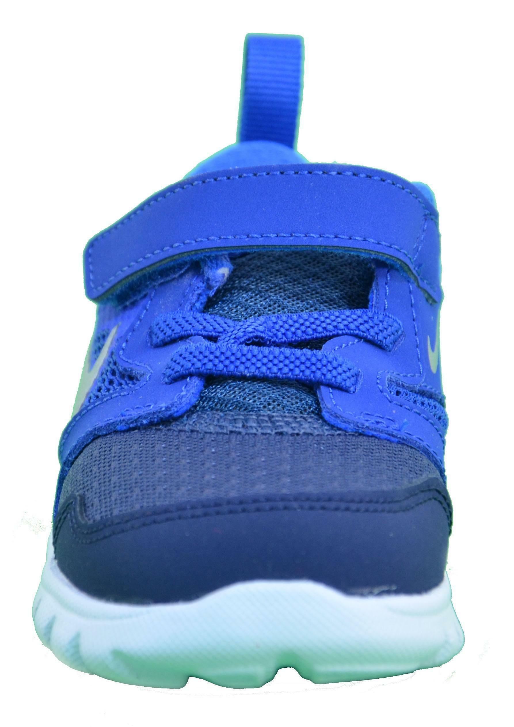 nike nike flex experience 3 (tdv) scarpe bambino blu pelle tela 653703