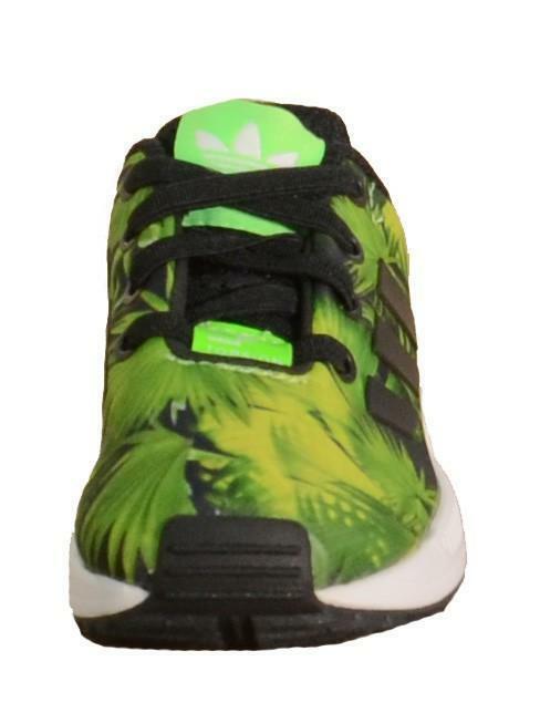 adidas adidas zx flux el i scarpe sportive bambino verdi tela s74970