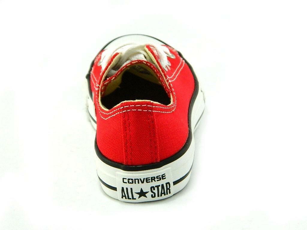 converse converse all star ct scarpa sneakers rossa red bassa low junior 3j236c