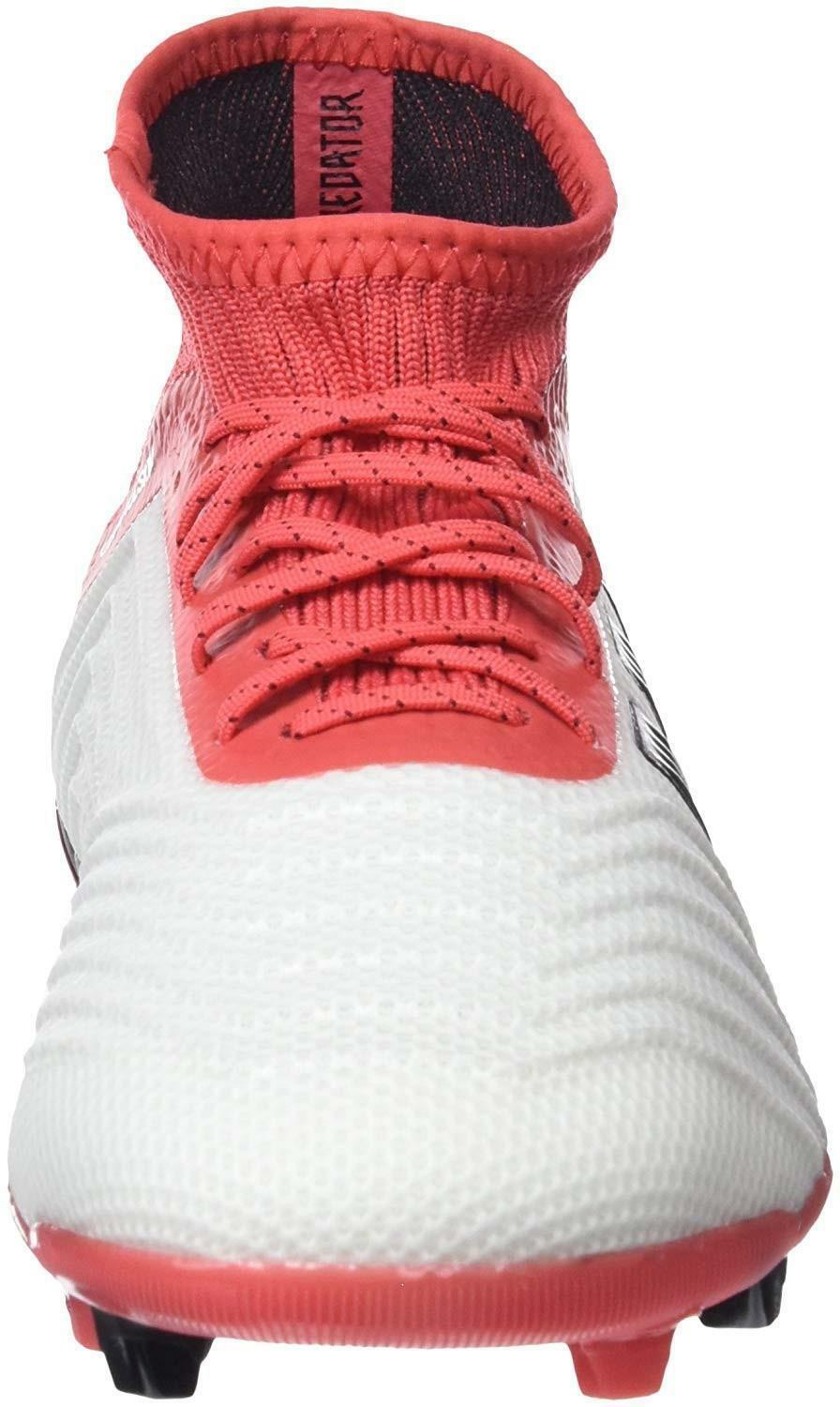 adidas adidas predator 18.1 fg j scarpe da calcio bambino bianche rosse cp8873