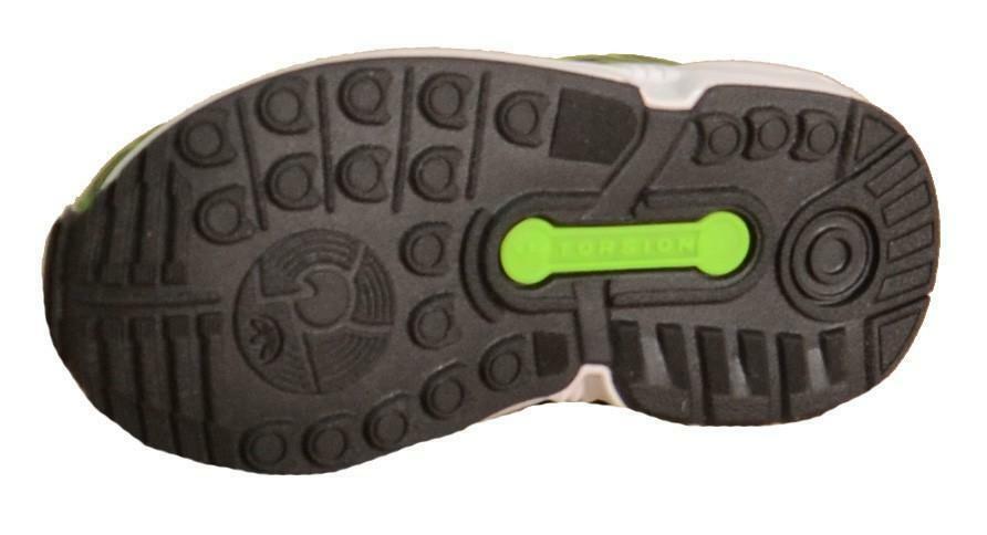 adidas adidas zx flux el i scarpe sportive bambino verdi tela s74970