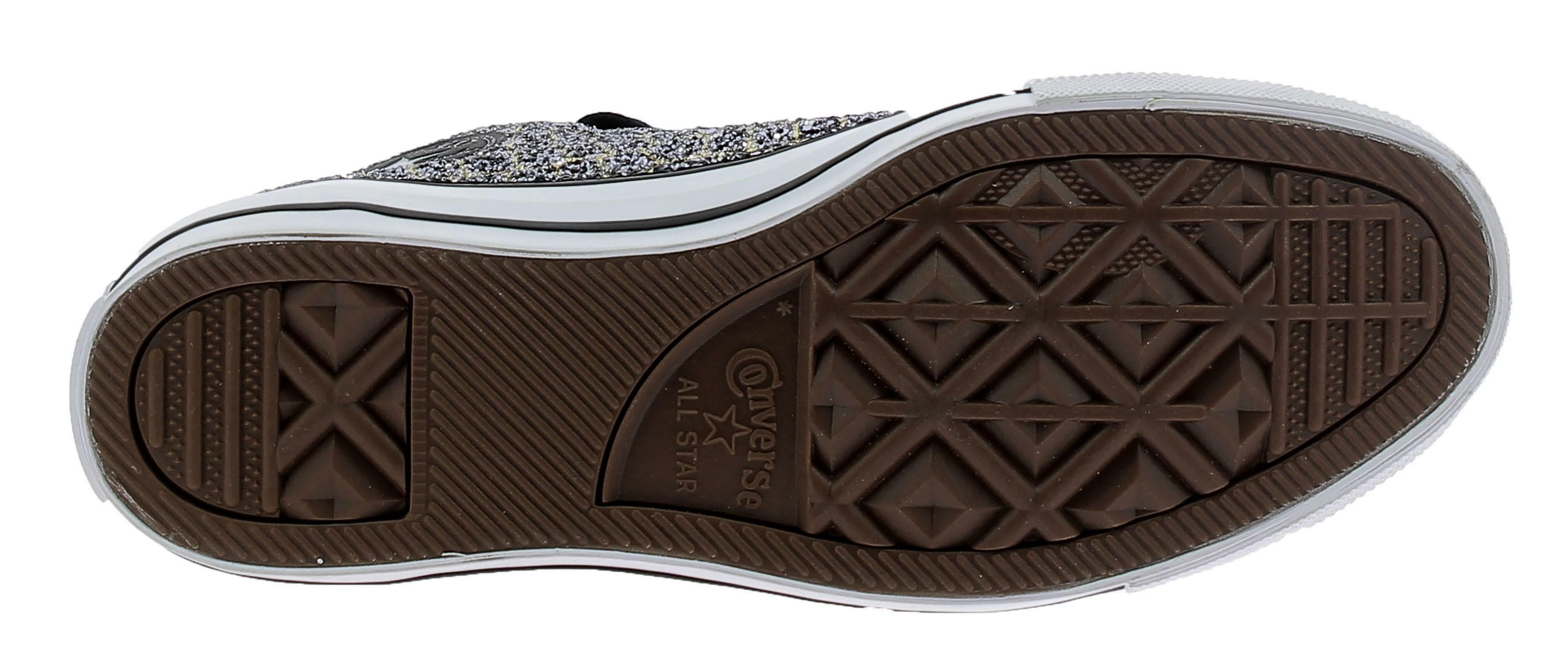 converse converse scarpe sportive limited edition grigie glitterate 162898c