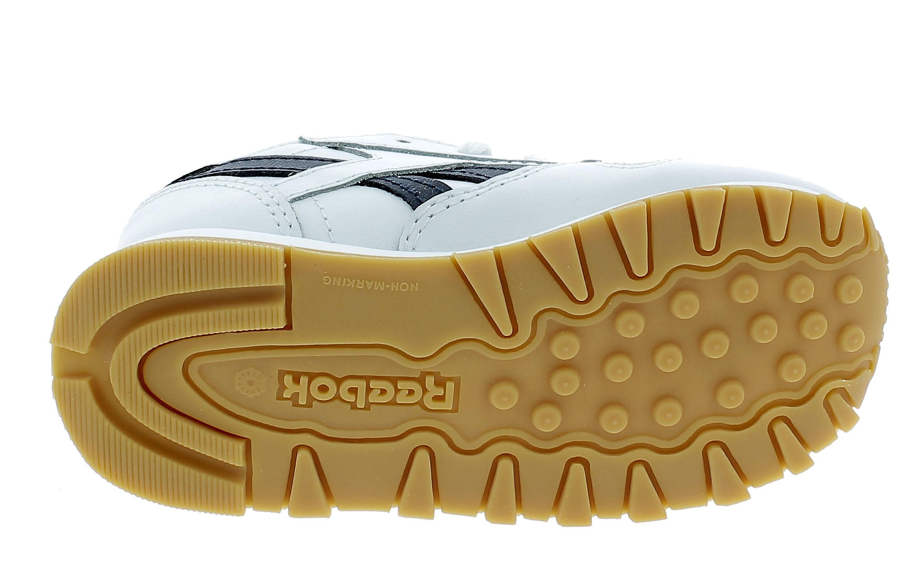 reebok classic leather bambino bianche