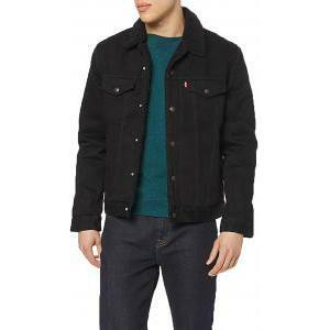 levis giacca jeans nera