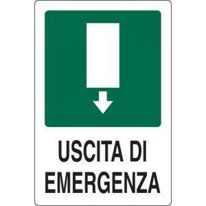 Cartello segnaletico  uscita di emergenza