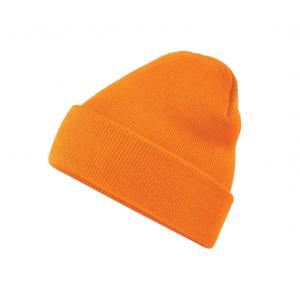 Cappello a costine  acril arancio