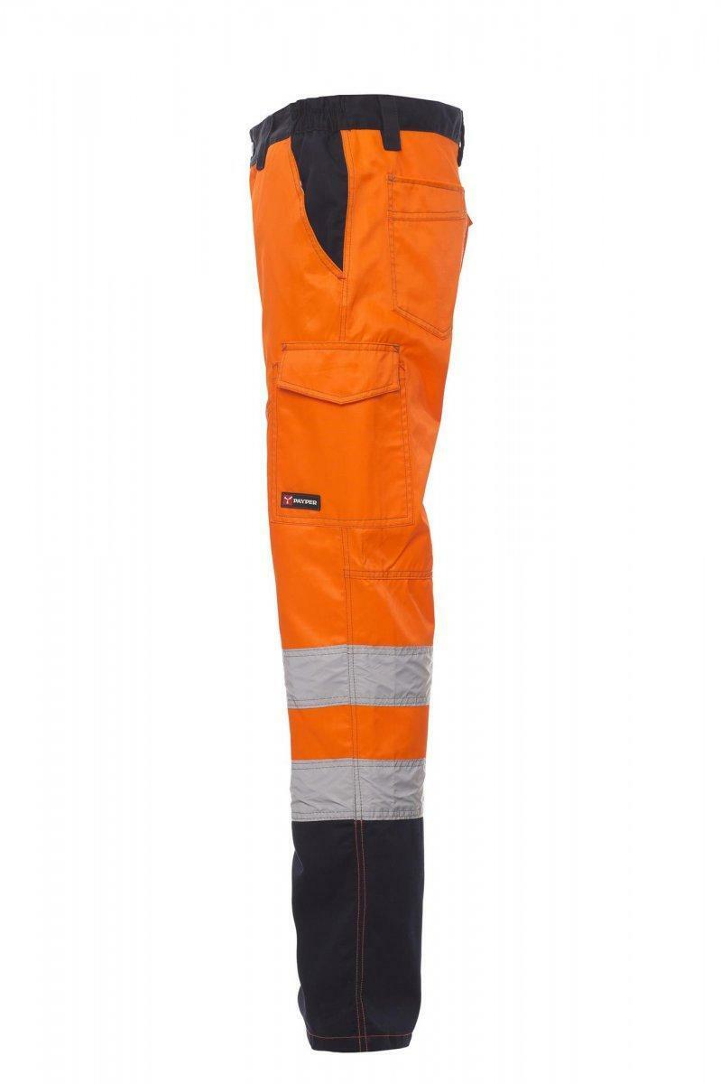 payper pantalone da lavoro payper charter alta visibilità arancio