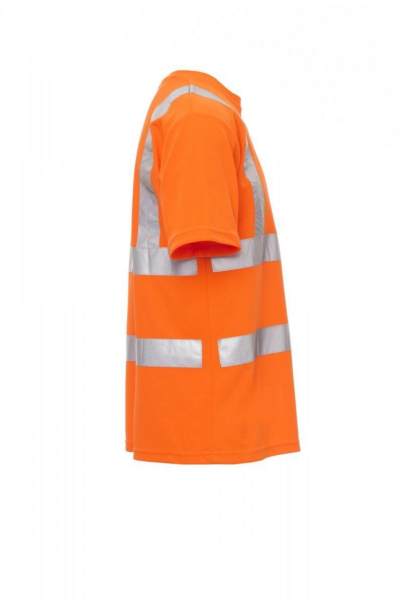payper t-shirt da lavoro payper avenue arancio alta visibilità