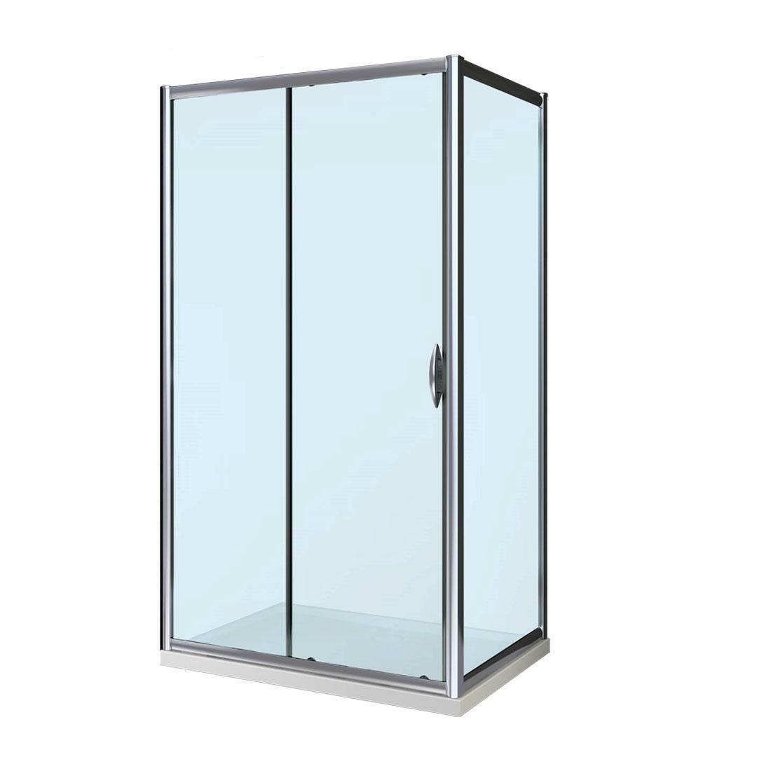 specialisti del bagno box doccia malaga porta scorrevole e lato fisso 70x120 reversibile trasp. specialistidelbagno