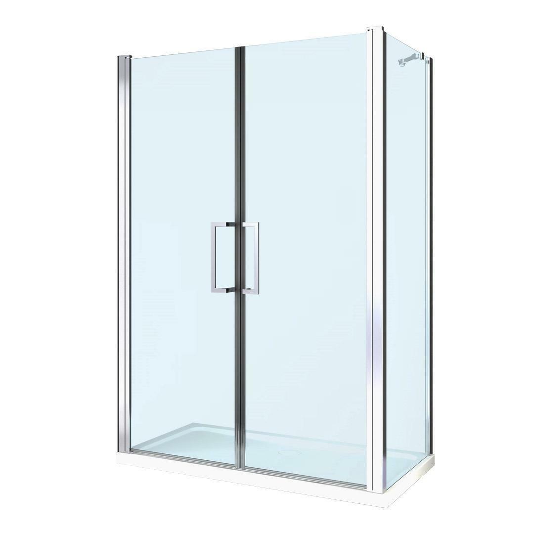specialisti del bagno box doccia minori porta saloon e lato fisso 70x70 reversibile crepé specialistidelbagno