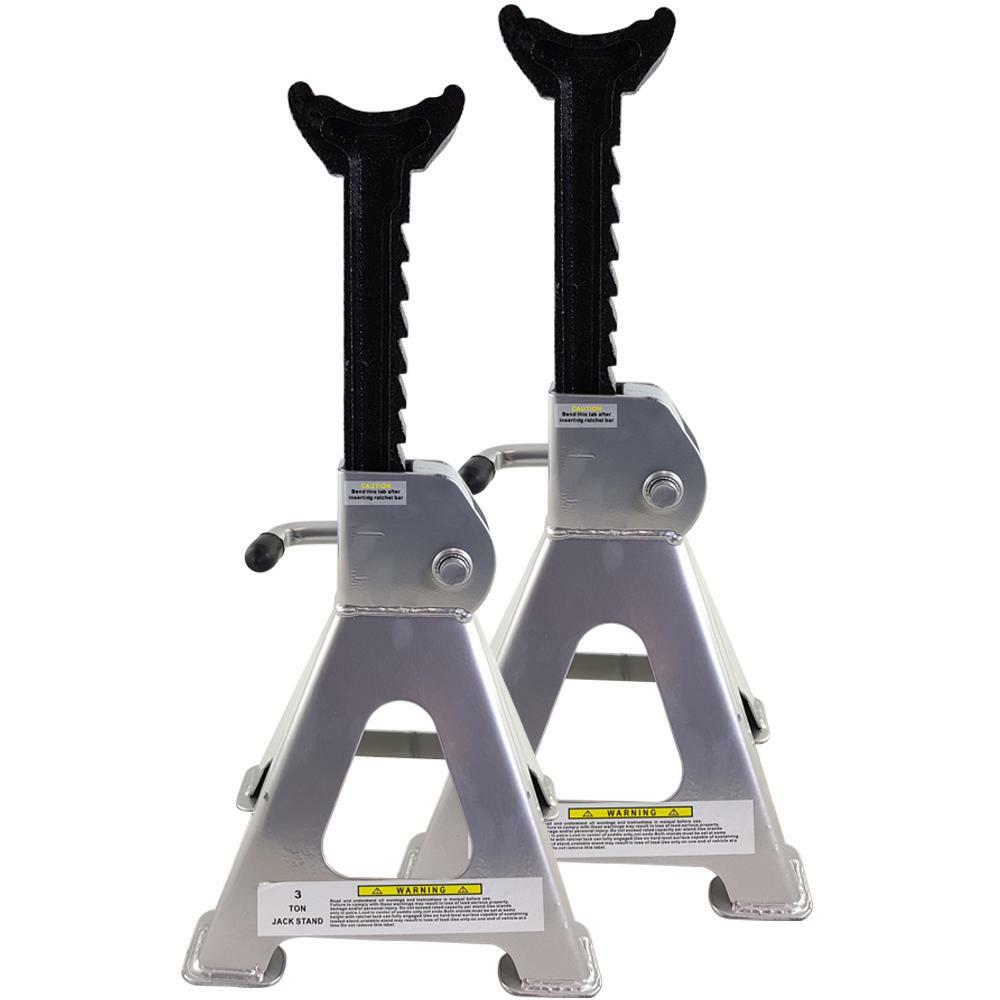 Izrielar Cavalletti Di Sostegno, Cavalletti Di Sostegno, Supporto Per Cric, Modello 3T, 4 Pezzi, Cavalletti Di Supporto Automotive, Altezza Di Sollevamento Regolabile In Altezza, Con Fusibile E Gomma