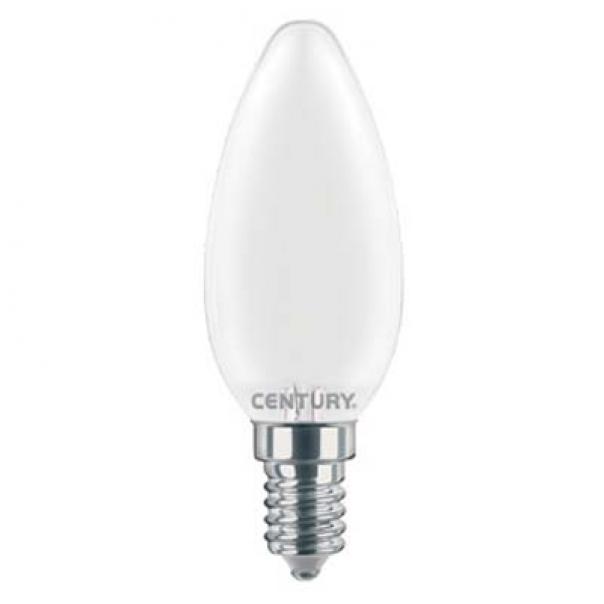 Lampada wire led oliva incanto saten century fredda volt 230 watt 4 lumen  470 e14 - bierre store