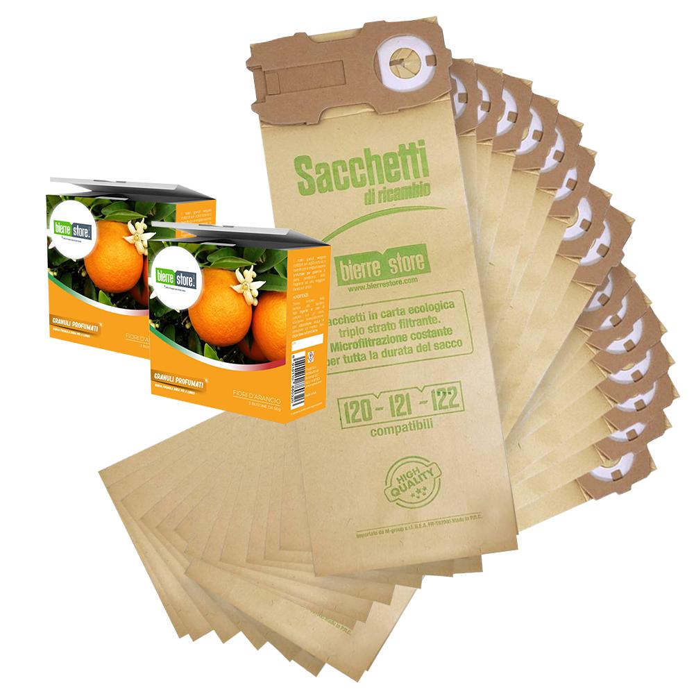 bierre store sacchetti folletto vk 121 vk 122 vk 120 16pz granuli arancio compatibili