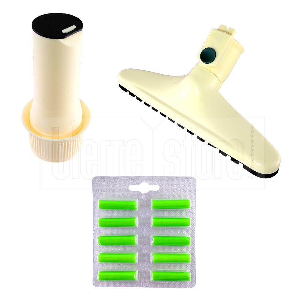 Sacca Filtro Vk116 Vk117, 10 Sacchetti, 10 Profumi E Bocchettone Spazzola Compatibili